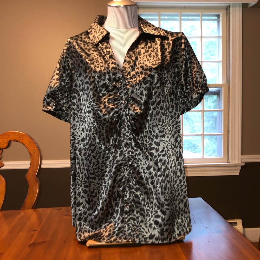 Cheetah Print Apt. 9 Button Down
